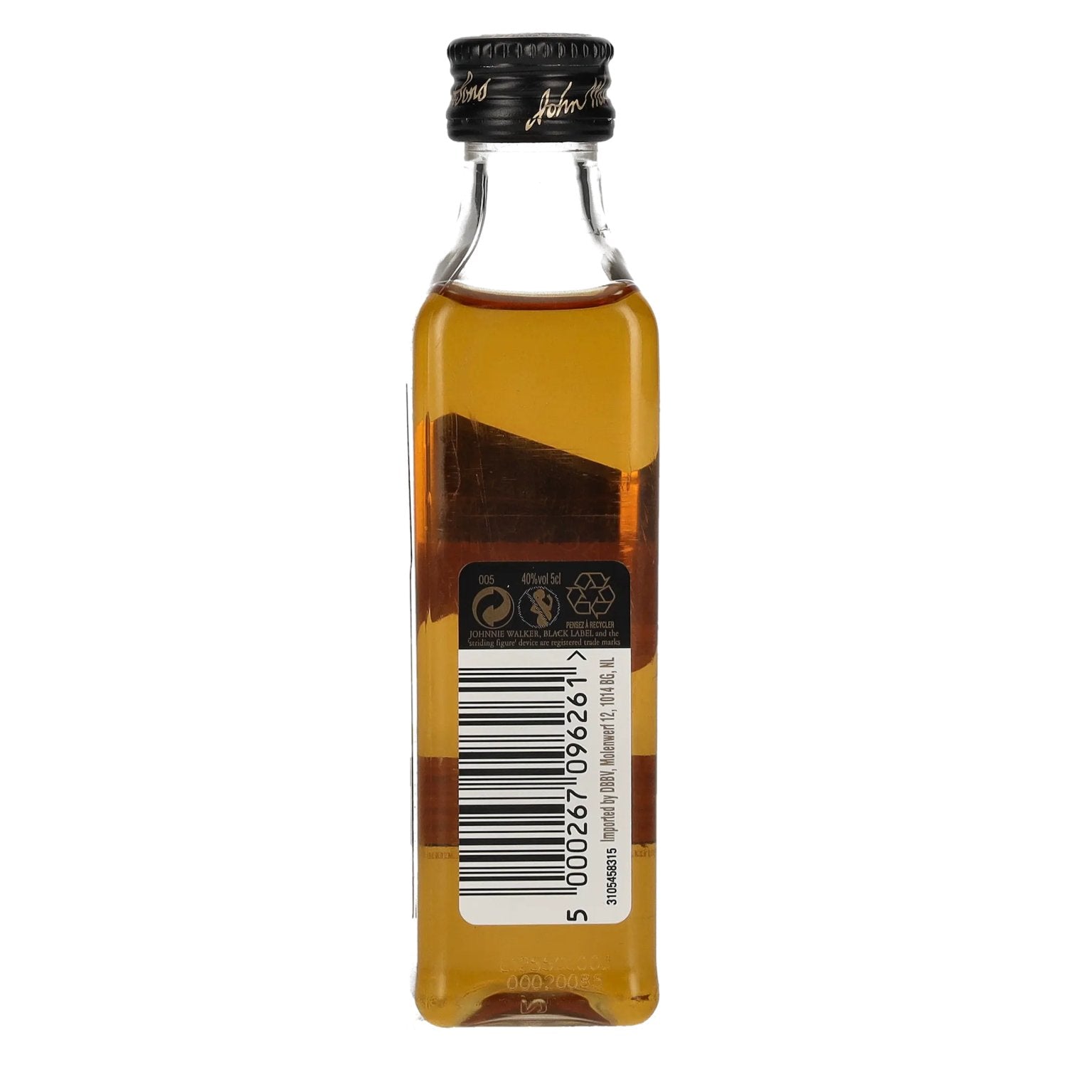 Johnnie Walker BLACK LABEL 12 Years Old Blended Scotch Whisky PET 40% Vol. 0,05l