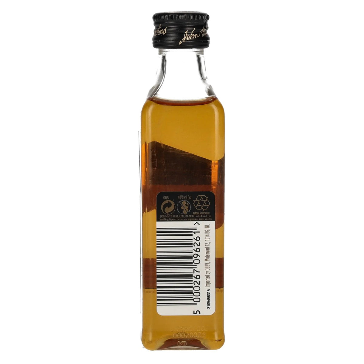 Johnnie Walker BLACK LABEL 12 Years Old Blended Scotch Whisky PET 40% Vol. 0,05l
