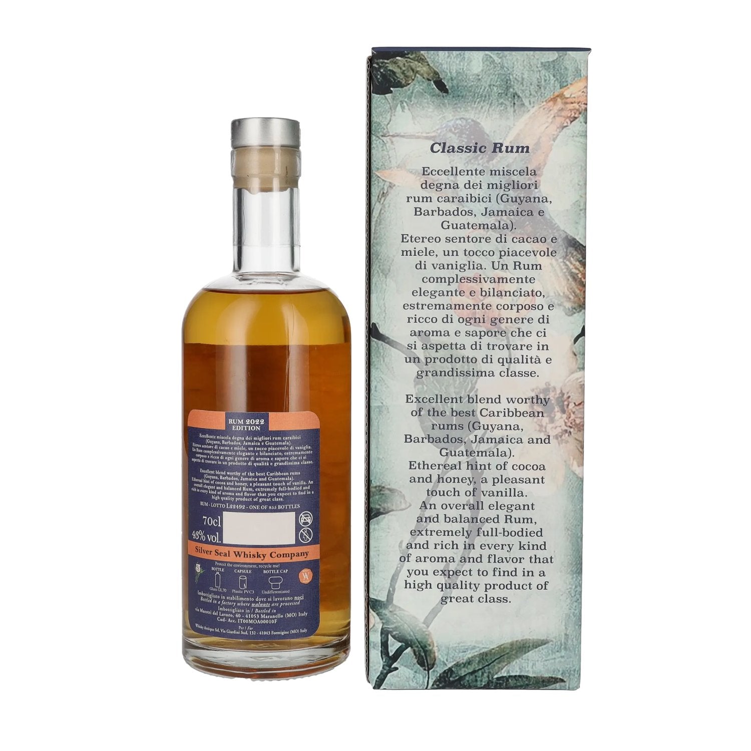 Silver Seal Classic Rum Edition 2022 43% vol. 0,7l en coffret cadeau