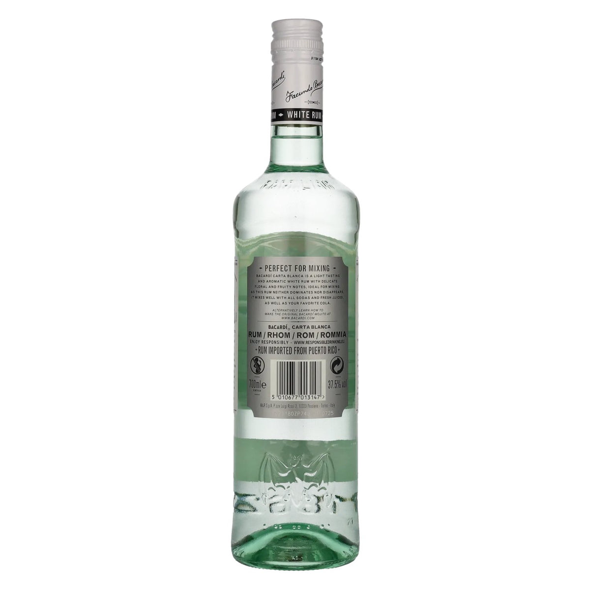 Bacardi Ron Carta Blanca Superior 37,5% Vol. 0,7l