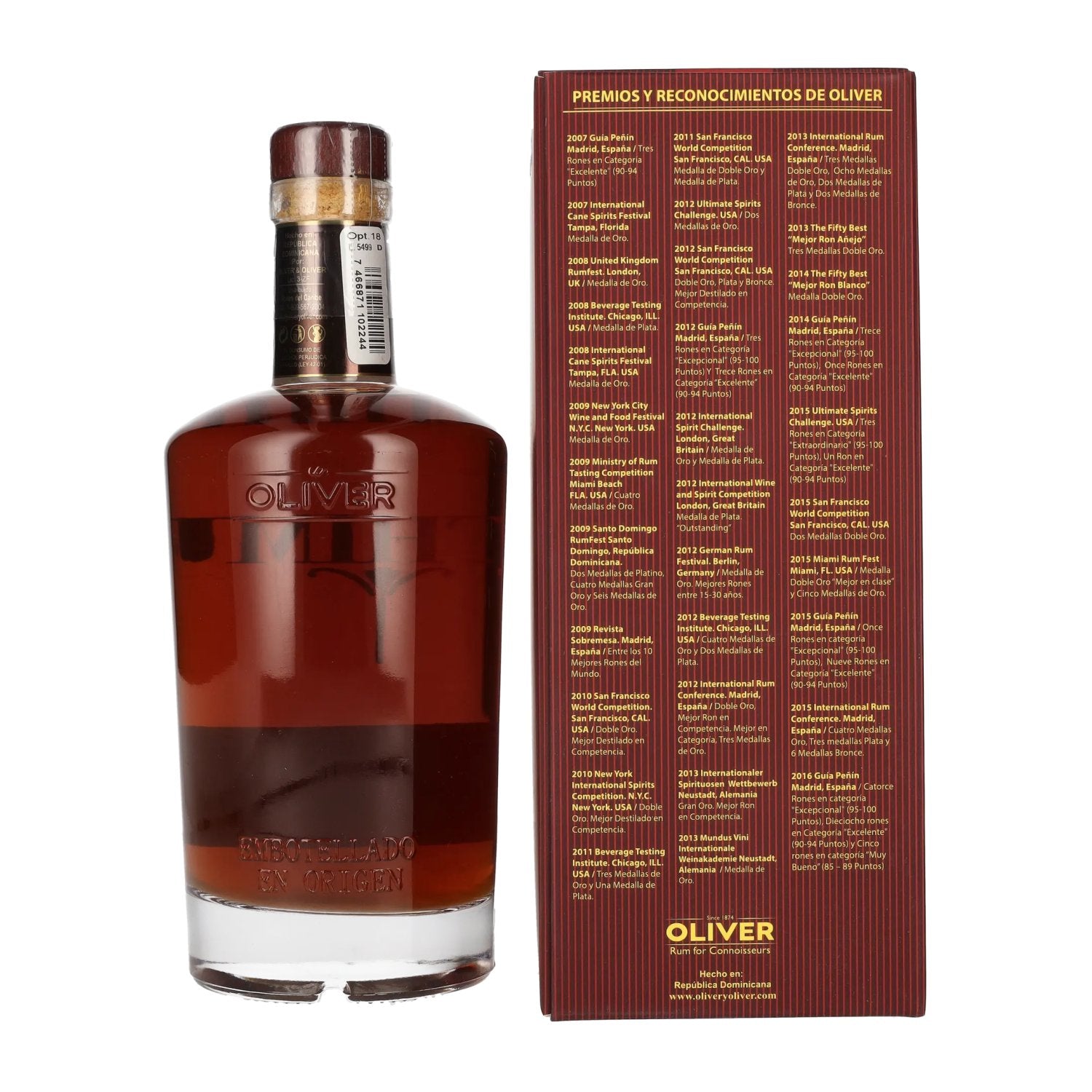 Opthimus 18 Sistema Solera Cum Laude Ron Artesanal 38% vol. 0,7l en boîte cadeau
