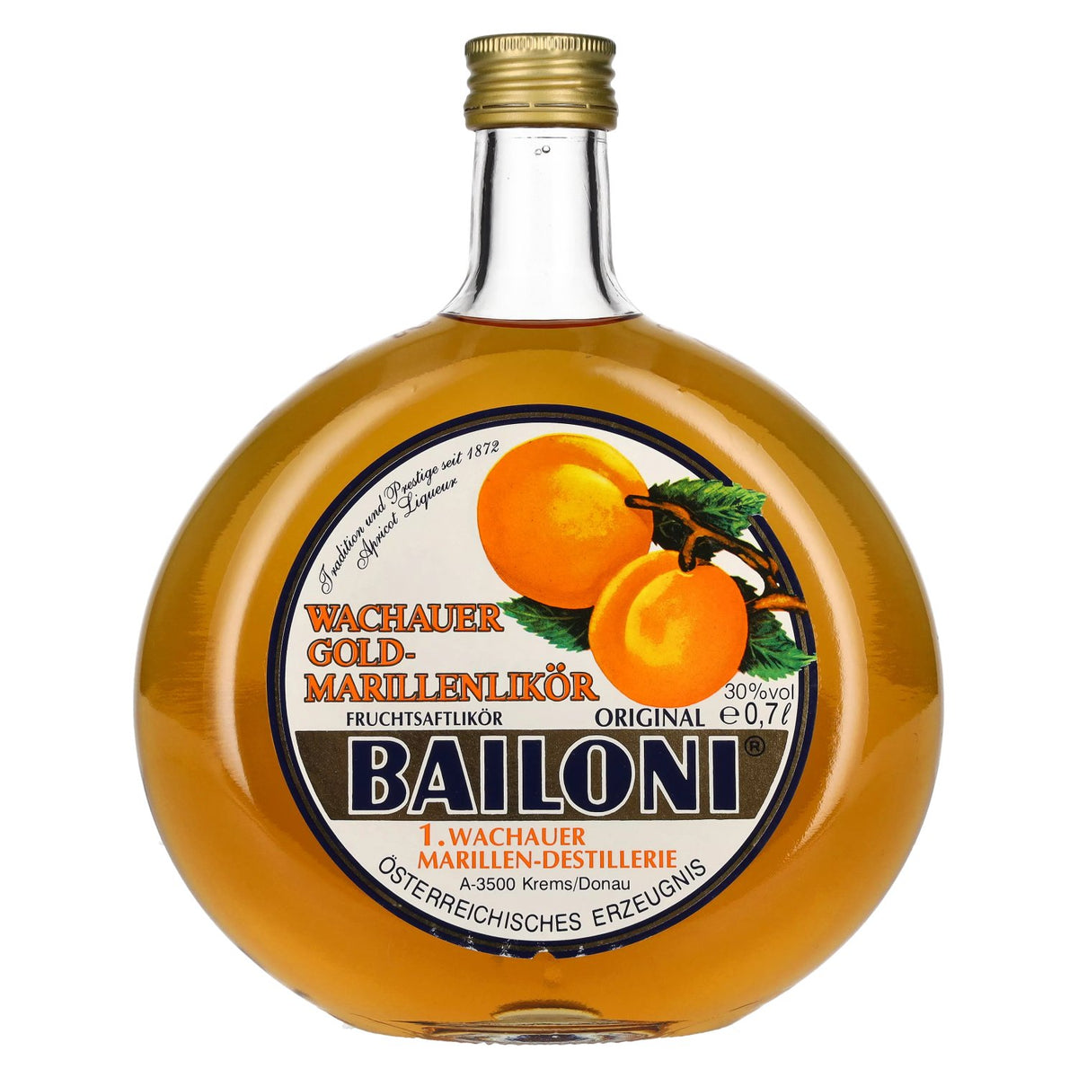 Bailoni Wachau Gold Apricot Liqueur 30% Vol. 0,7l
