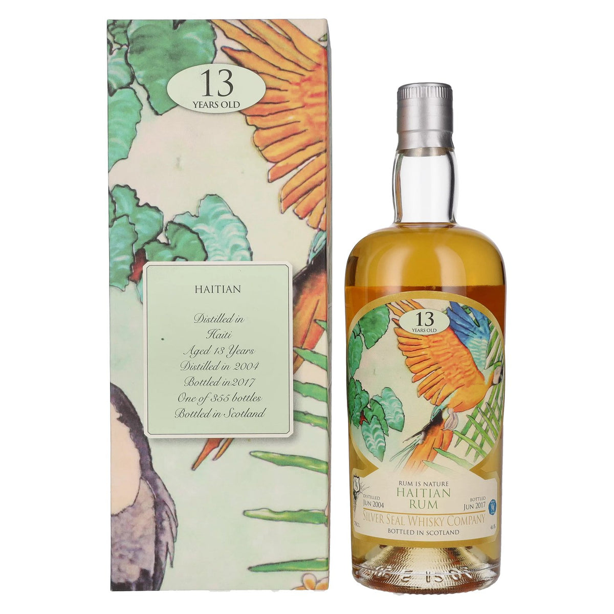 Silver Seal HAITIAN 13 Years Old Rum 46% Vol. 0,7l in gift box