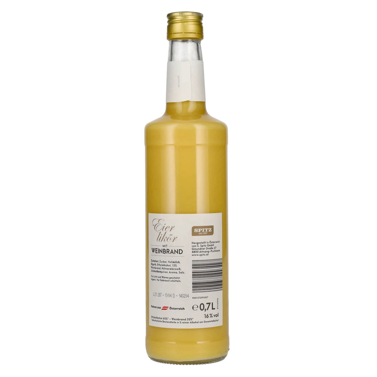 Spitz egg liqueur with brandy 16% vol. 0.7l