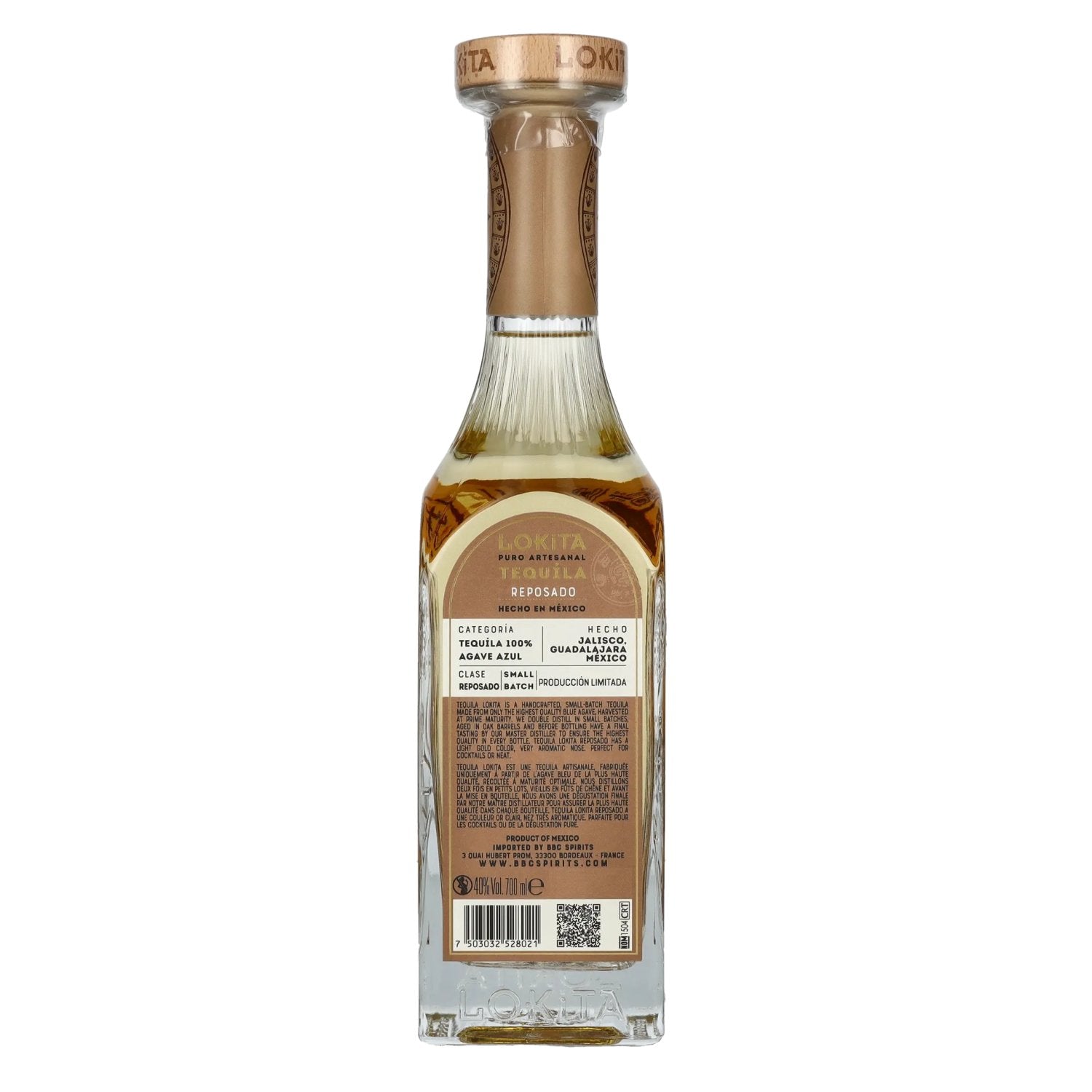 Lokita Tequila Reposado 100% Agave Azul 40% Vol. 0,7l