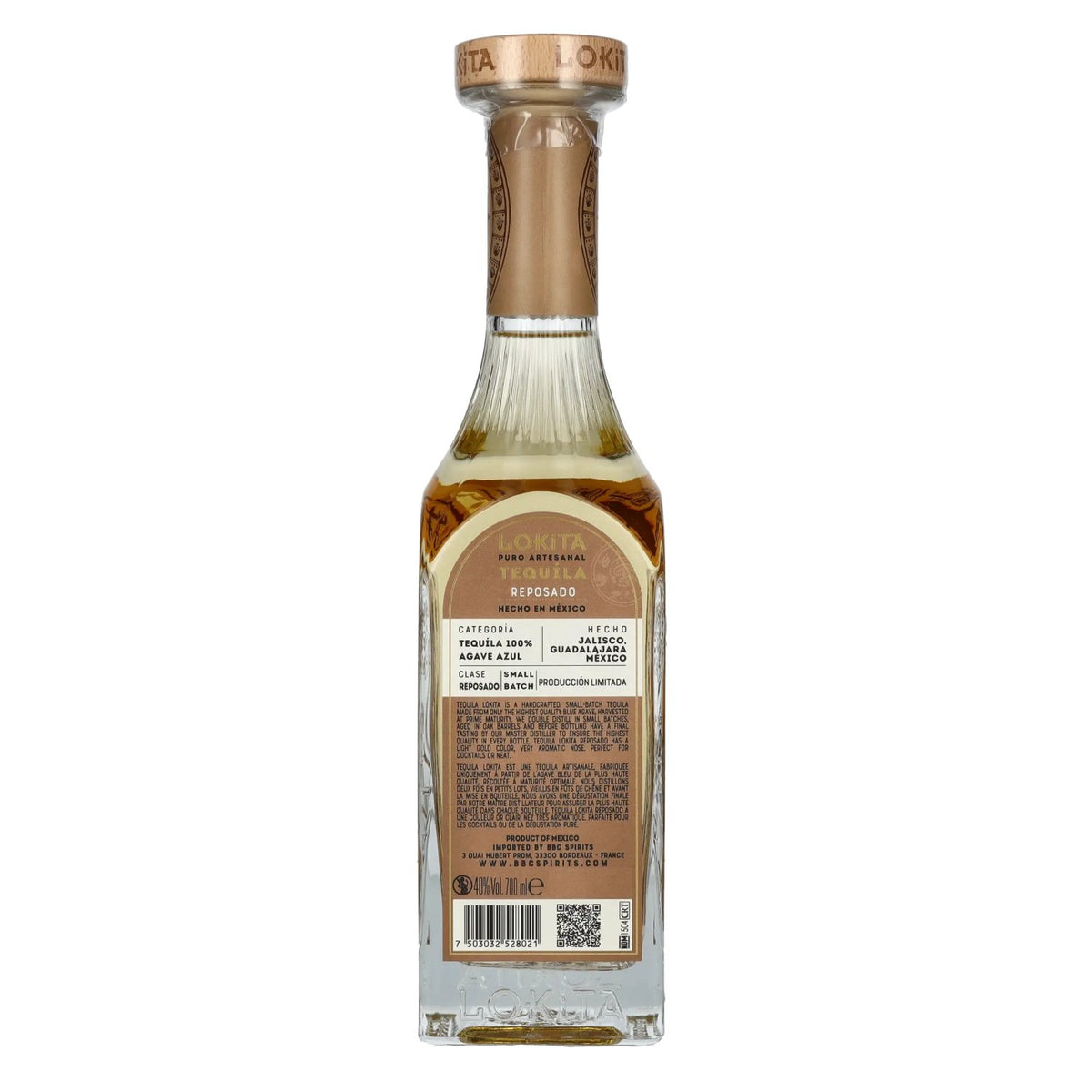 Lokita Tequila Reposado 100% Agave Azul 40% Vol. 0,7l