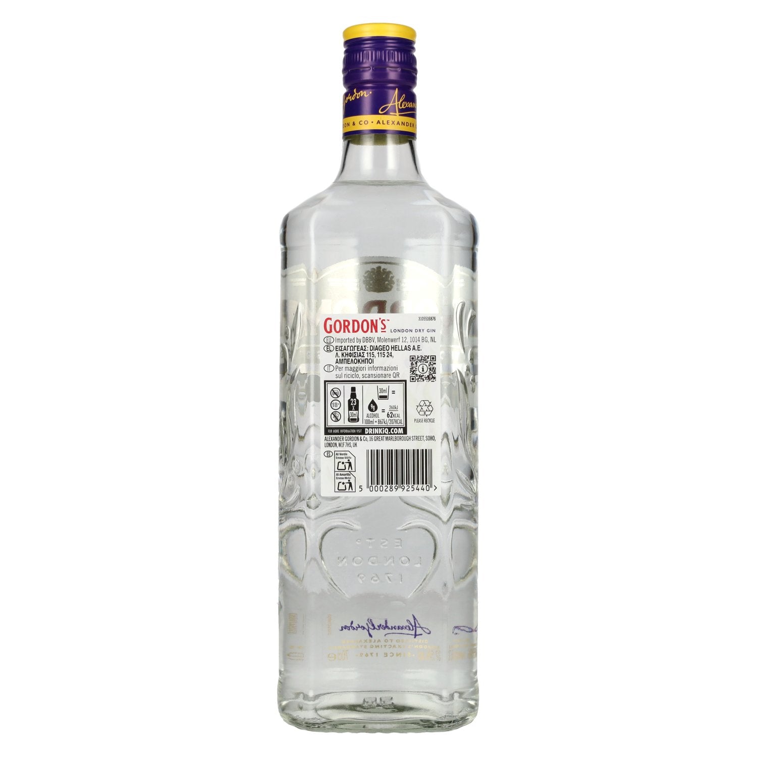 Gordon's London Dry Gin 37,5% vol. 0,7l