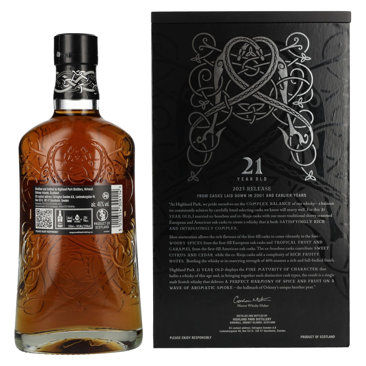 Highland Park 21 Years Old Release 2023 46% Vol. 0,7l in gift box