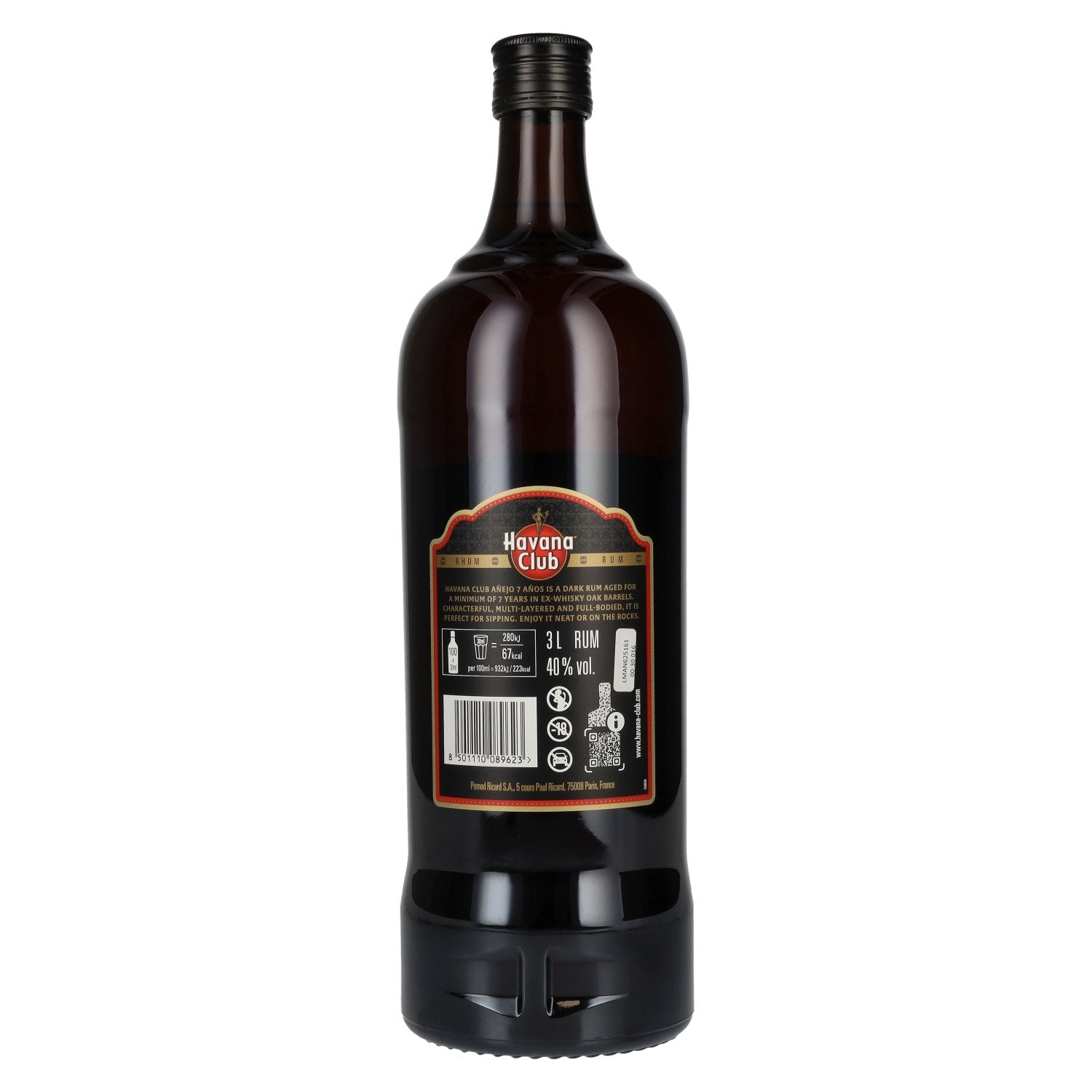 Havana Club Añejo 7 Años 40% Vol. 3l
