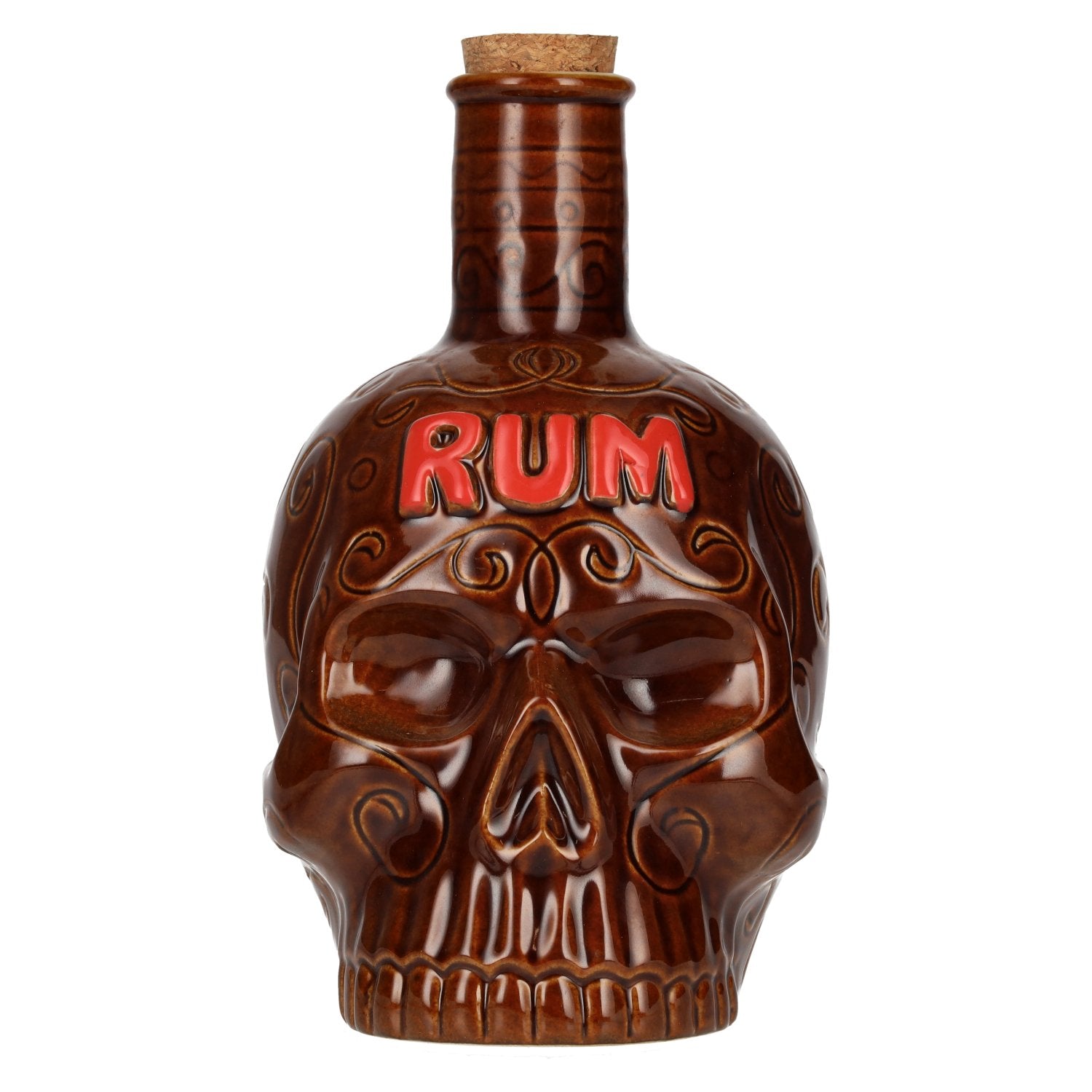 Tiki Bottle Ceramic Skull 0,85l