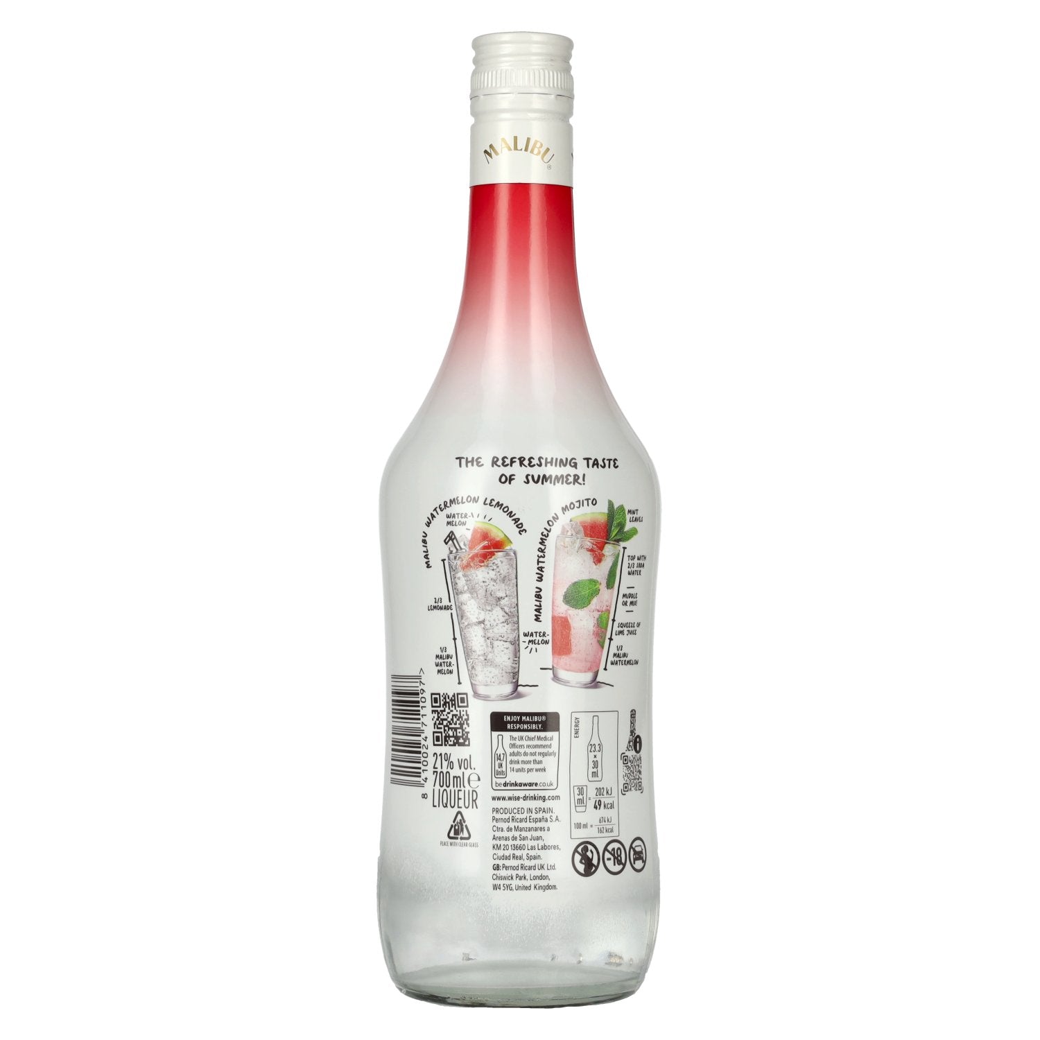 Malibu Watermelon Liqueur 21% Vol. 0,7l