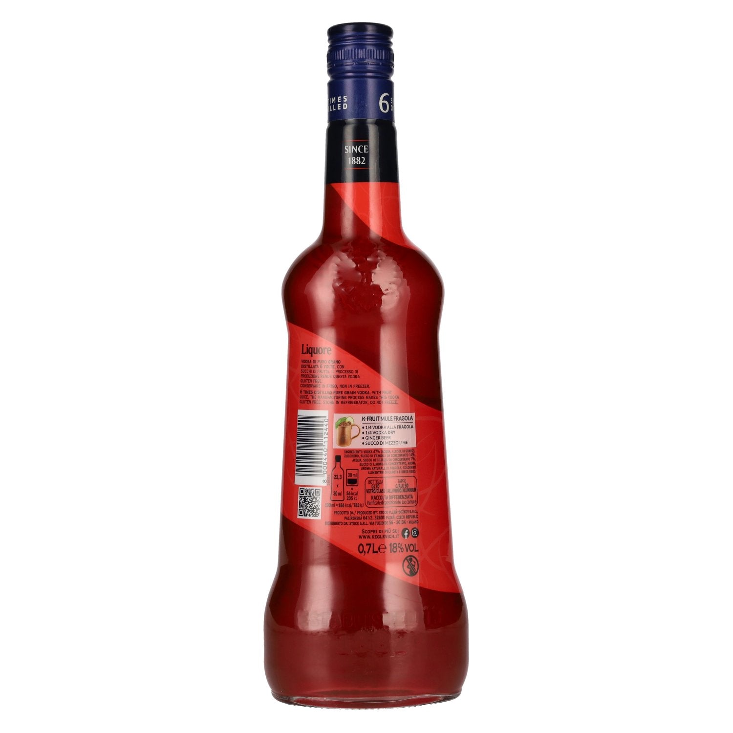 Keglevich Wodka & Fruit FRAGOLA 18% Vol. 0,7l