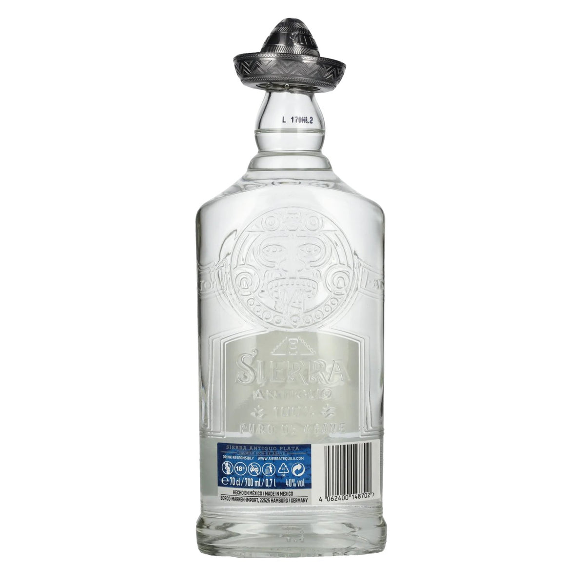 Sierra Tequila Antiguo Plata 100% de Agave 40% Vol. 0,7l