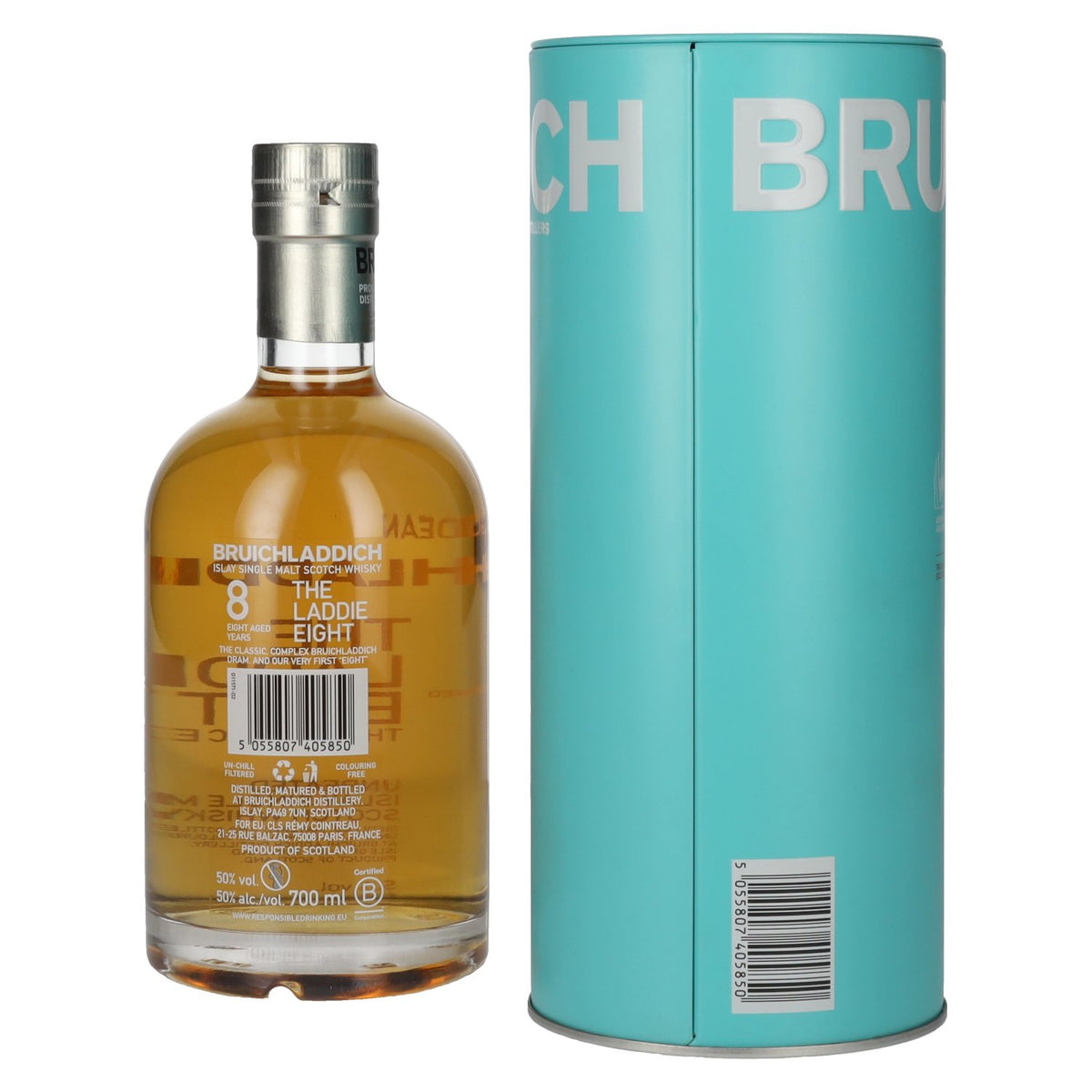 Bruichladdich THE LADDIE EIGHT 8 Years Old Unpeated 50% Vol. 0,7l in Tinbox