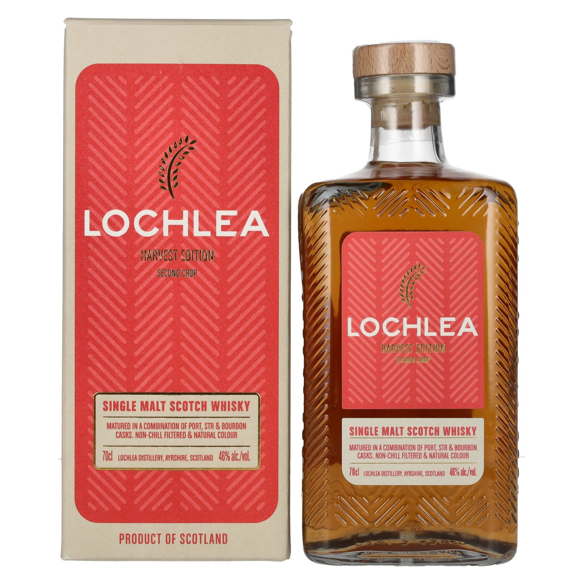 Lochlea HARVEST EDITION Second Crop Single Malt Scotch Whisky 46% Vol. 0,7l en boîte cadeau