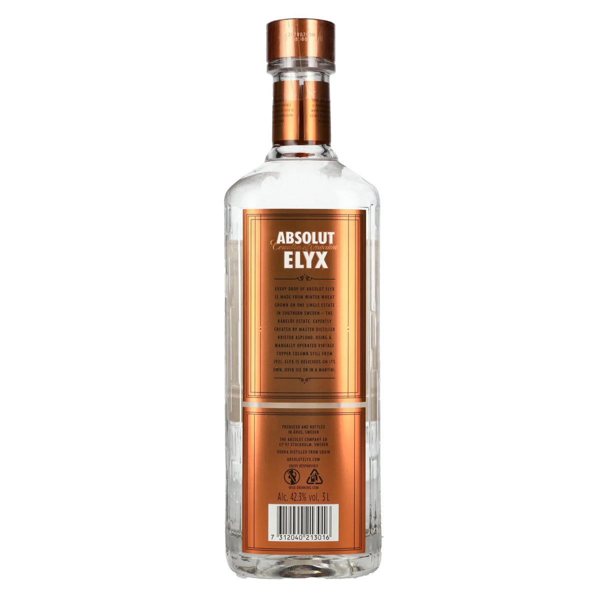 Absolut Vodka ELYX 42,3% Vol. 3l