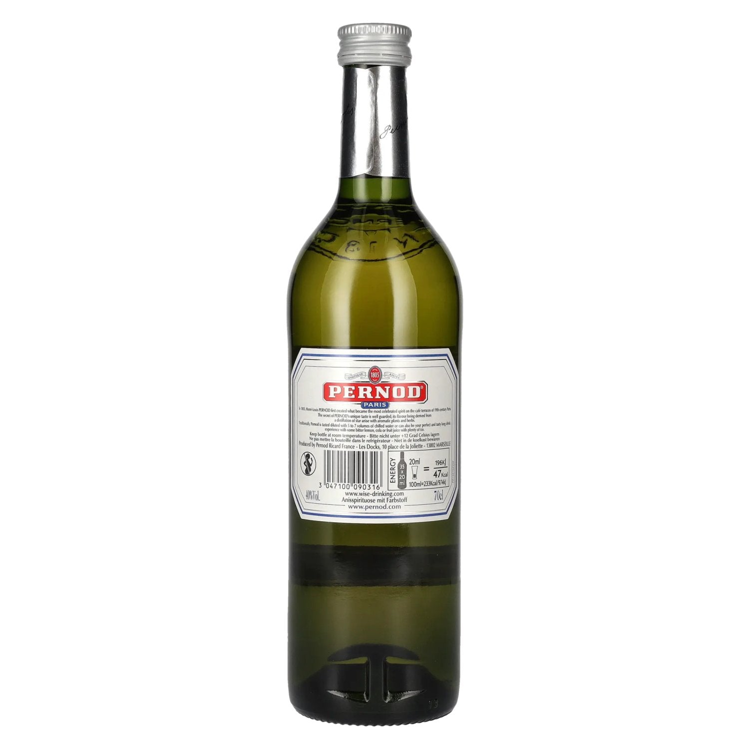 Pernod Paris 40% Vol. 0,7l
