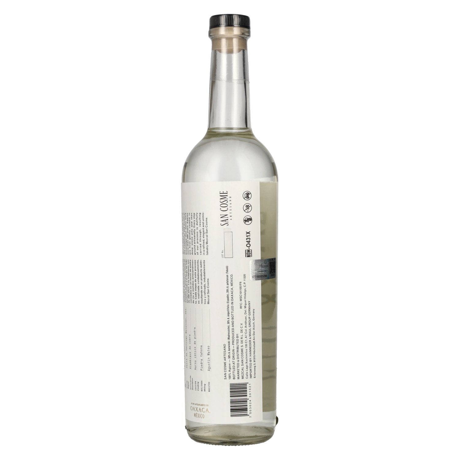 San Cosme Mezcal ARTESANO Edición Limitada 01 43% Vol. 0,7l