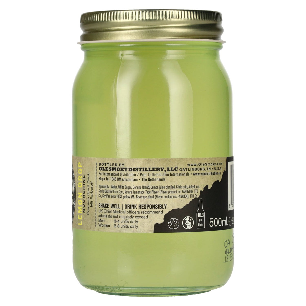 Ole Smoky Tennessee Moonshine LEMON DROP 32,5% Vol. 0,5l