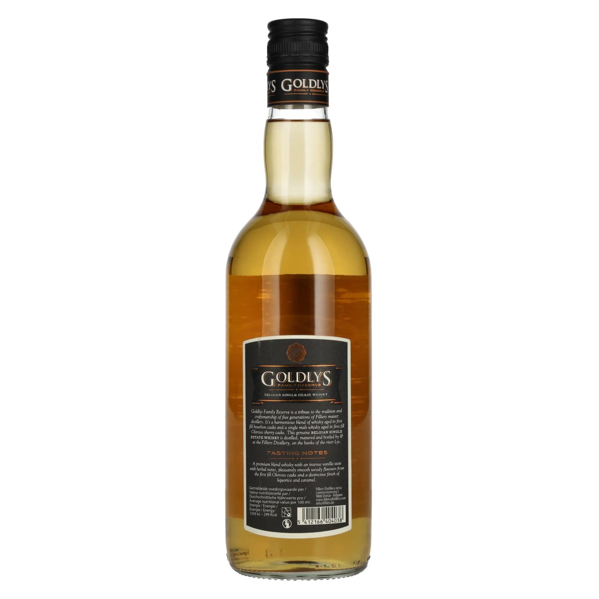 Filliers Goldlys Family Reserve Belgian Single Grain Whisky 40% Vol. 0,7l