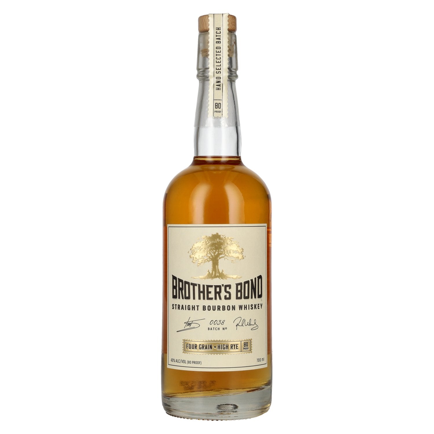 Brother's Bond Straight Bourbon Whiskey Batch No. 0038 40% Vol. 0,7l