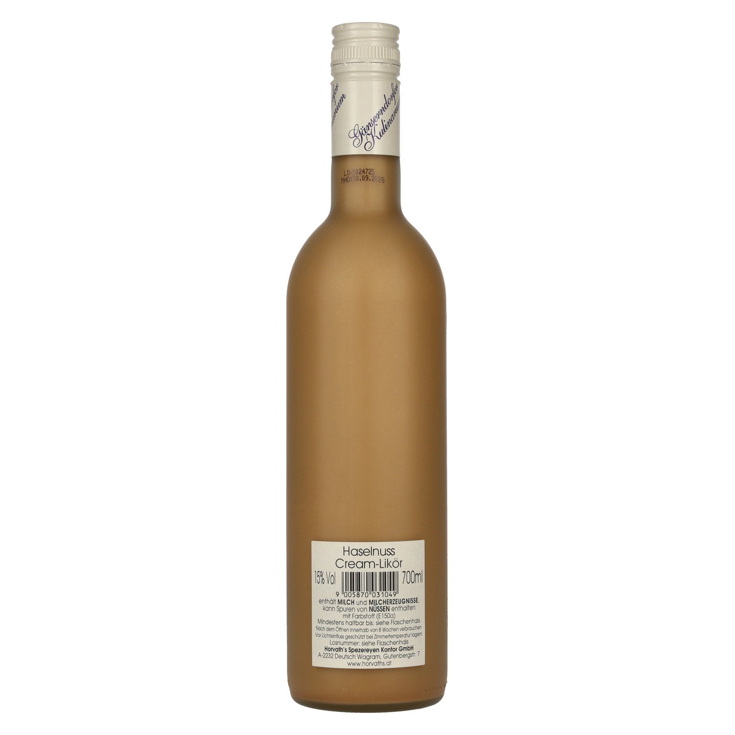 Gänserndorfer Kulinarium Liqueur de crème de noisettes 15% vol. 0,7l