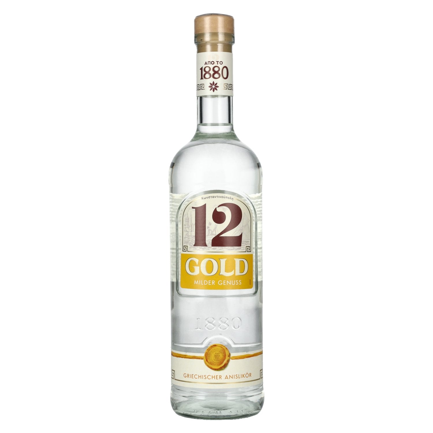 12 GOLD Liqueur d'anis by Ouzo 12 36% Vol. 0,7l