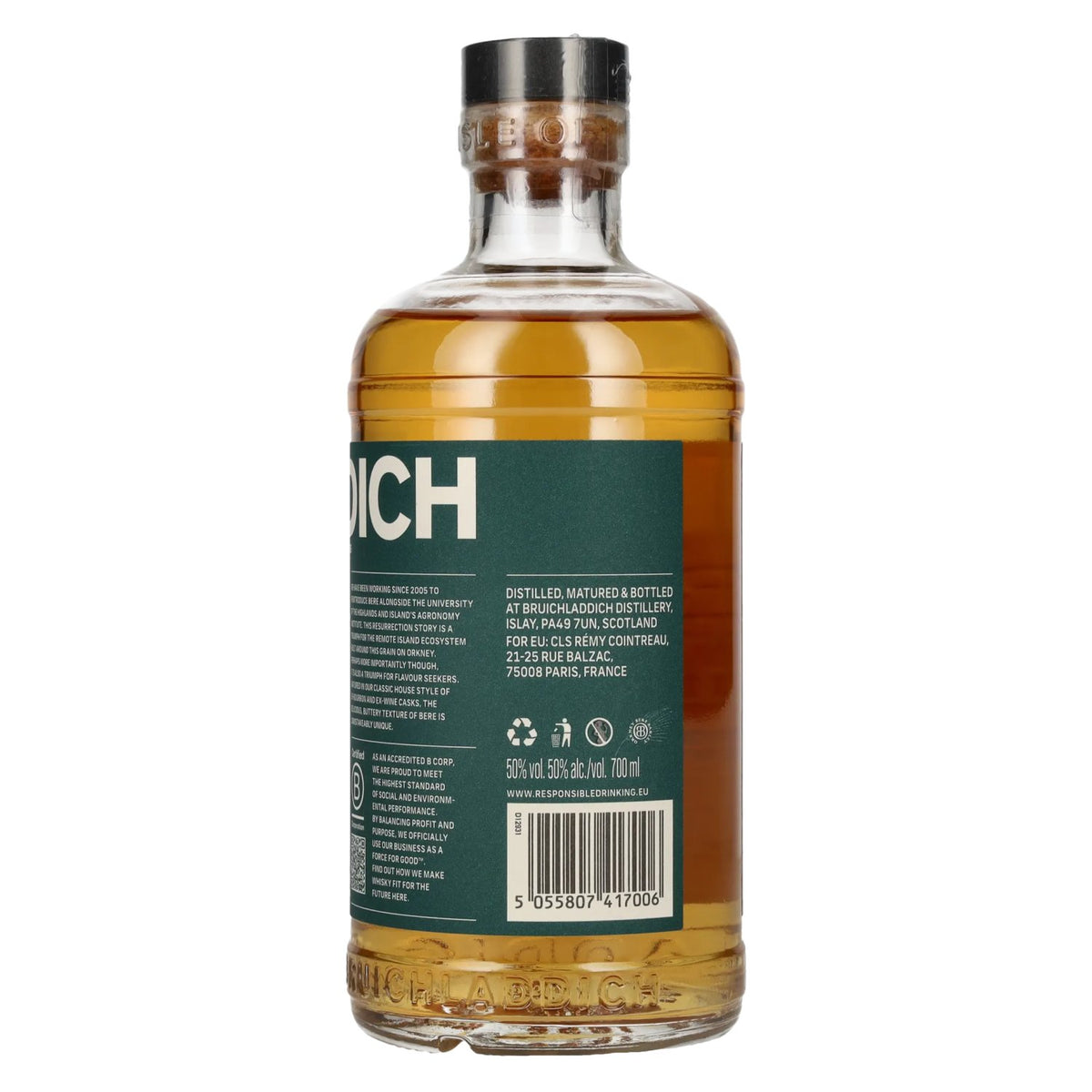 Bruichladdich BERE BARLEY 10 Years Old 2013 50% Vol. 0,7l