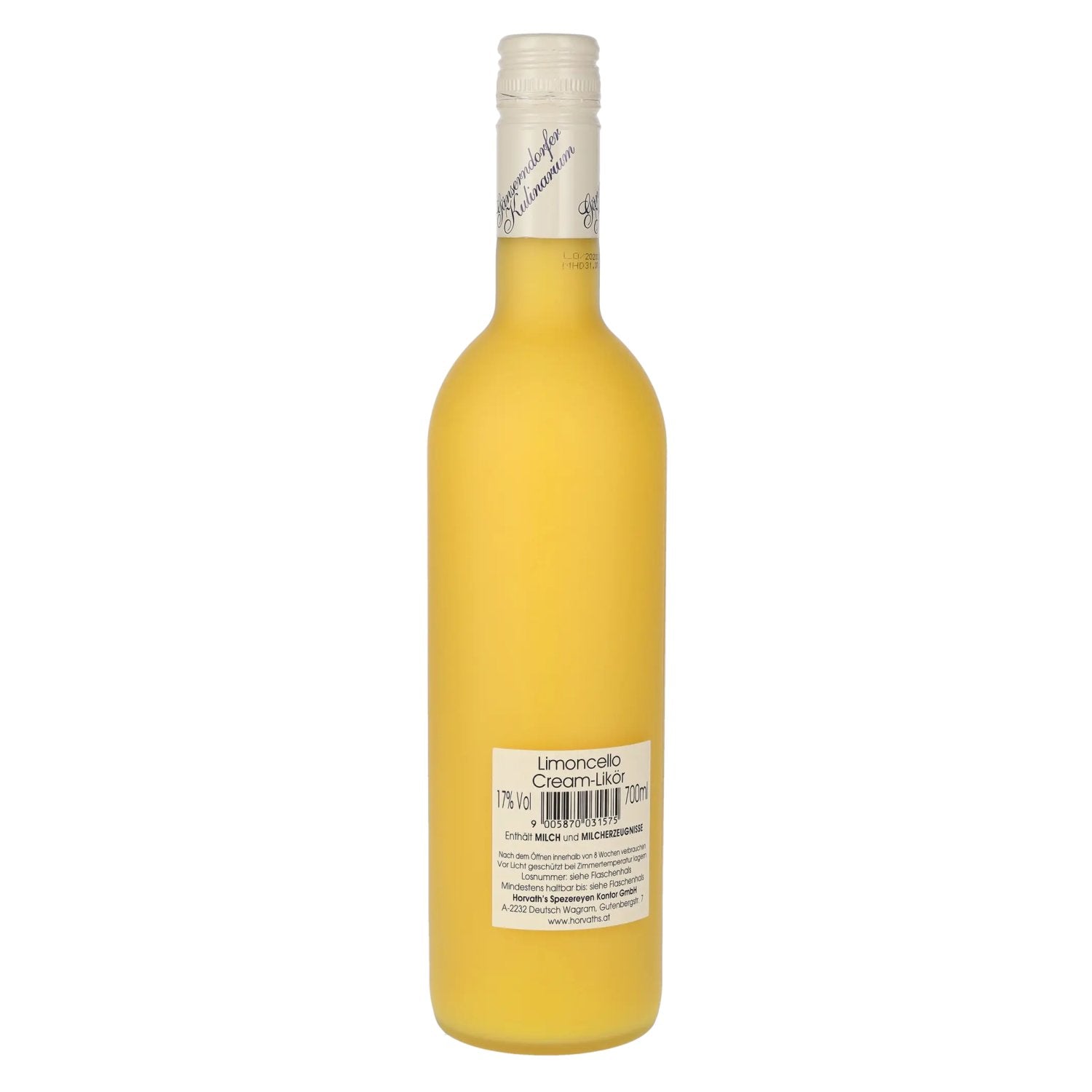 Gänserndorfer Kulinarium Crème de Limoncello Liqueur 17% Vol. 0,7l
