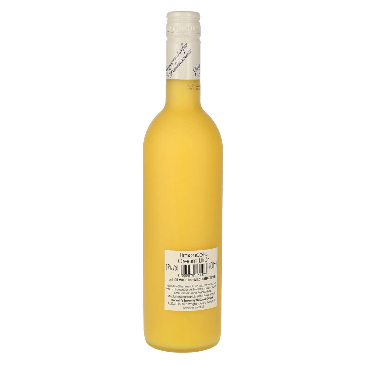 Gänserndorfer Kulinarium Limoncello Cream Liqueur 17% vol. 0.7l