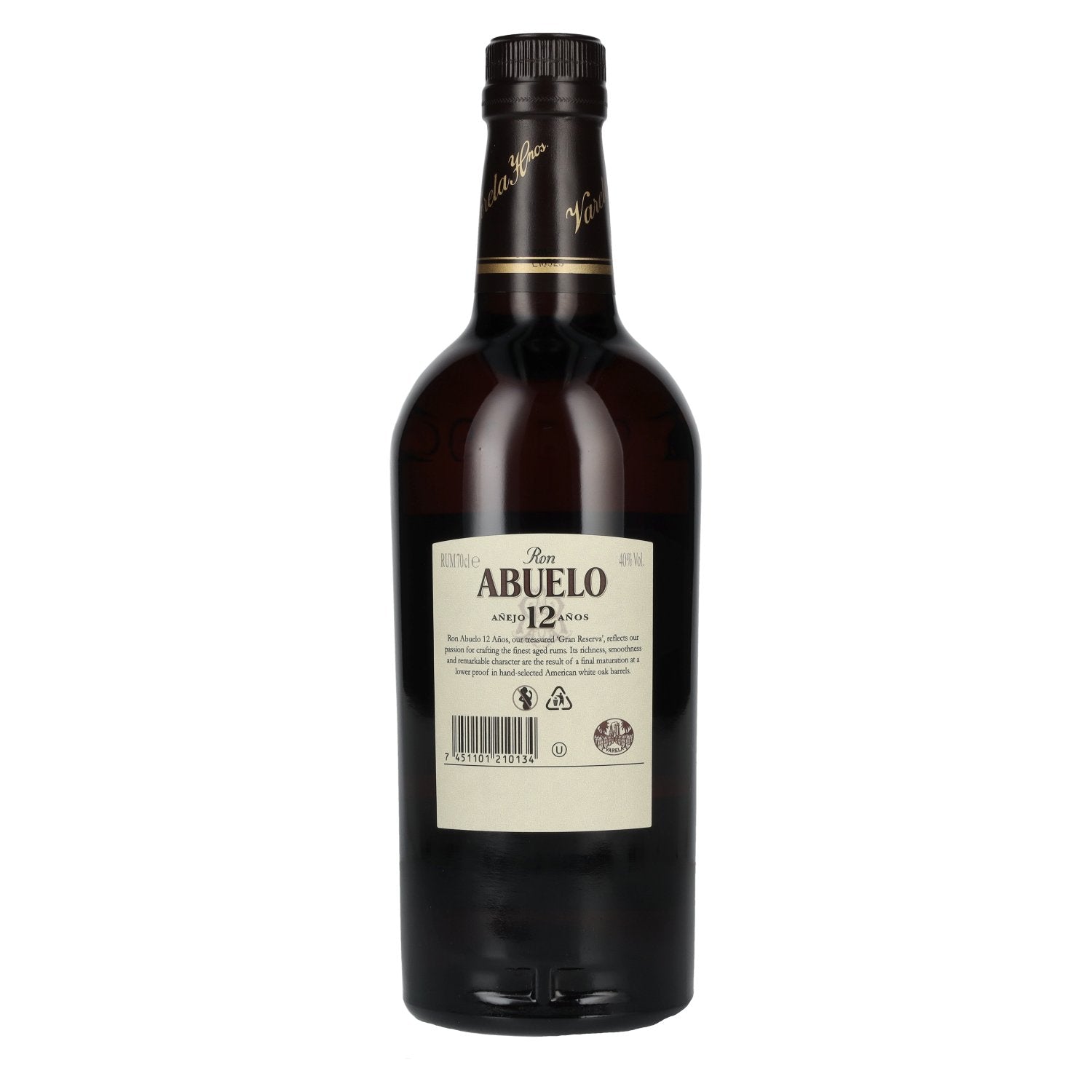 Ron Abuelo Añejo 12 Años 40% vol. 0,7l
