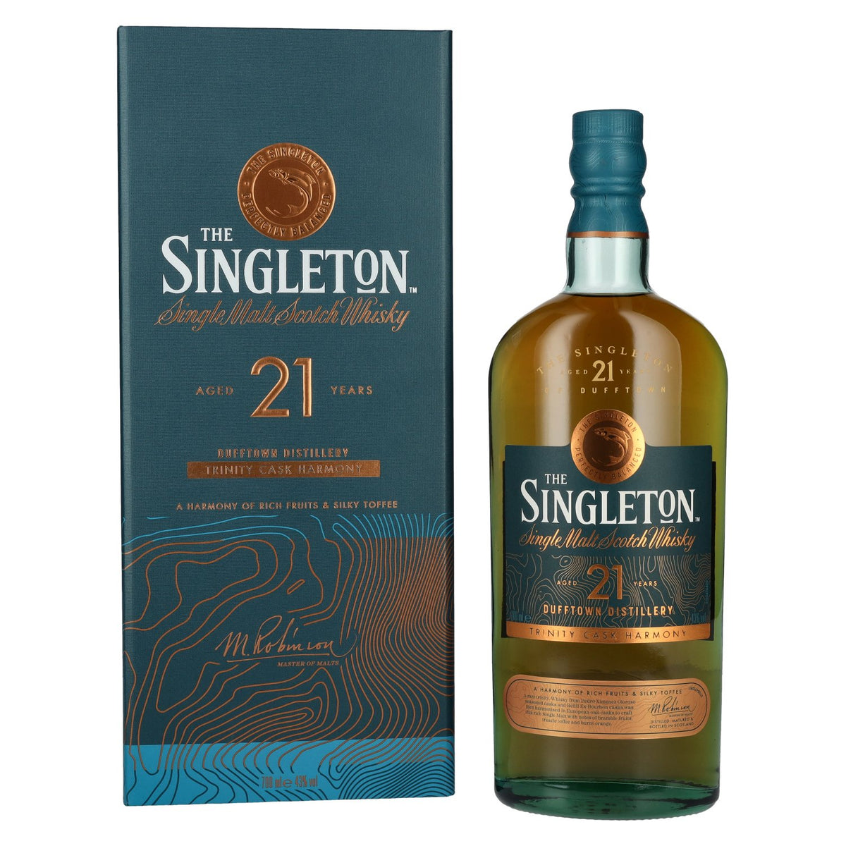 The Singleton Dufftown 21 Years Old TRINITY CASK HARMONY 43% Vol. 0,7l in gift box