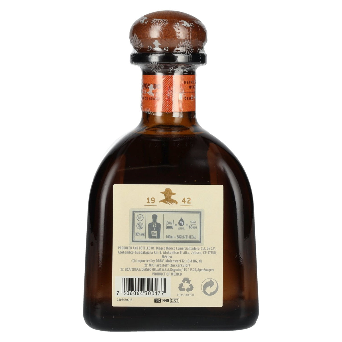 Tequila Don Julio Reposado 100 % agave, 38 % vol., 0,7 l