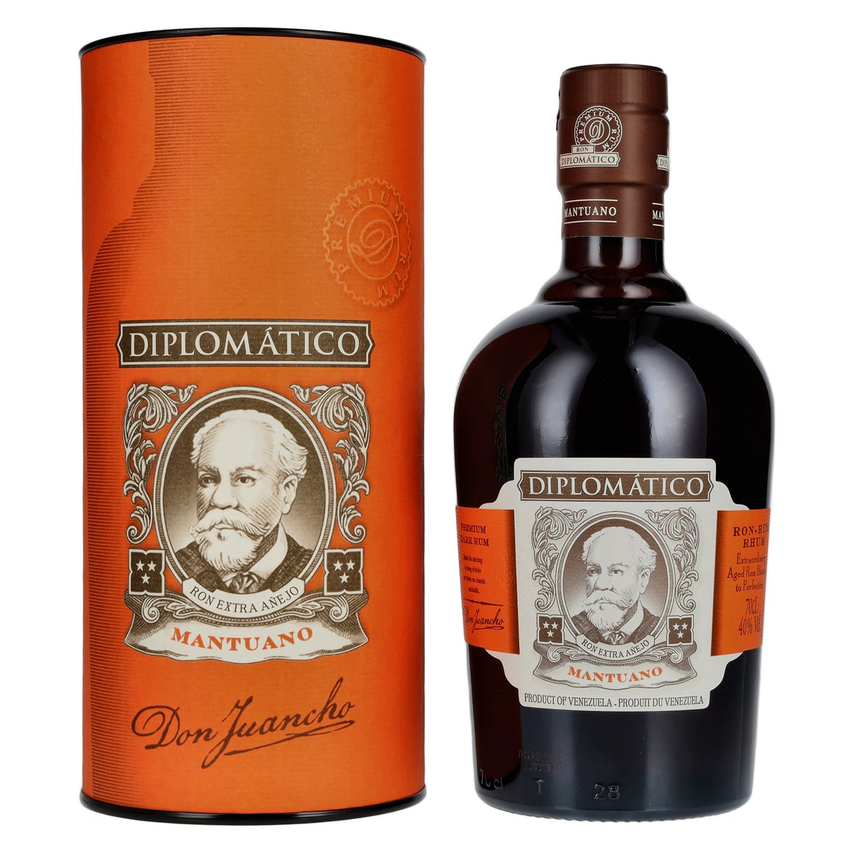 Diplomático Mantuano Roner Extra Añejo 40% Vol. 0,7l in gift box