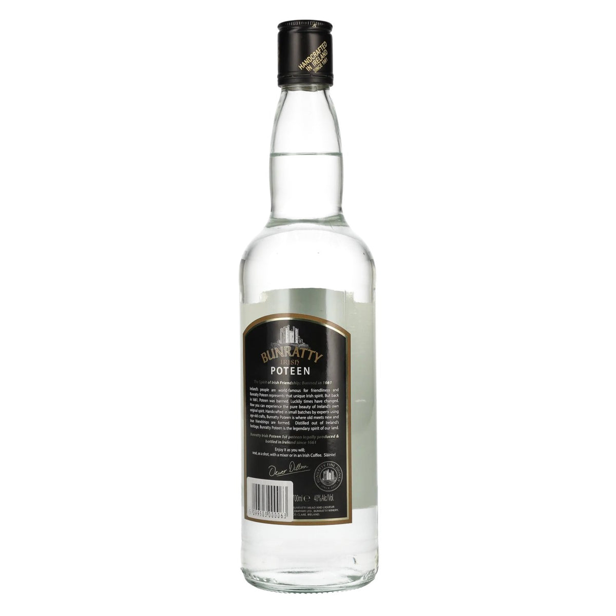 Bunratty Irish POTCHEEN 40% Vol. 0,7l