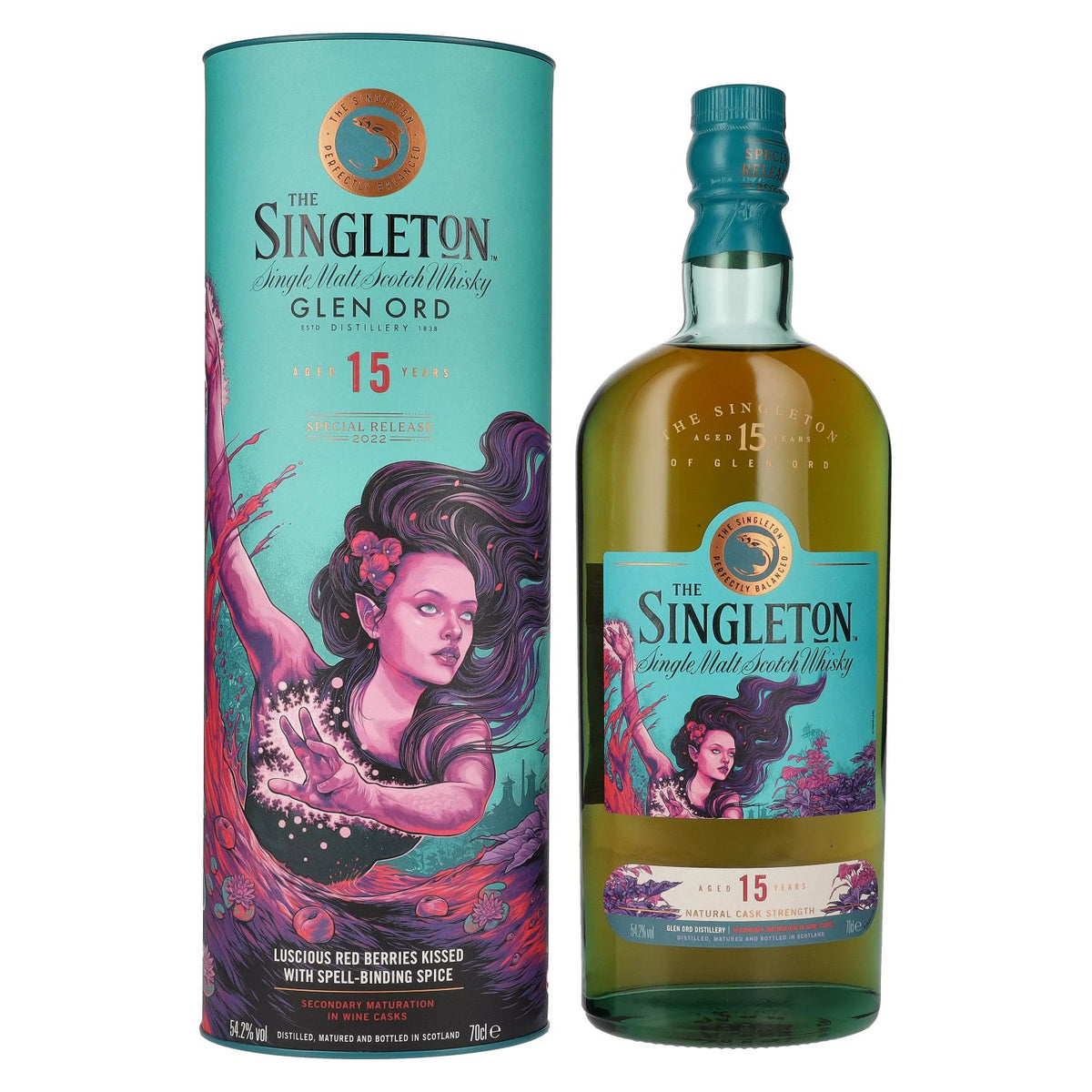 The Singleton GLEN ORD 15 Years Old Single Malt Diageo Special Release 2022 54,2% Vol. 0,7l en coffret cadeau