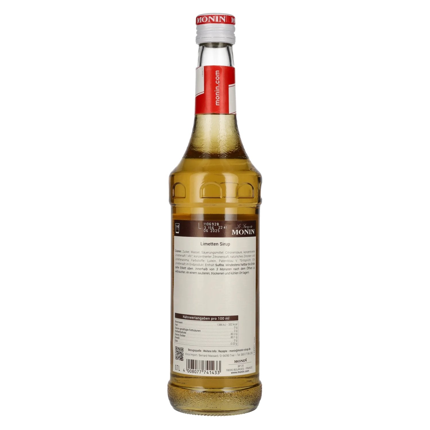 Le Sirop de Monin LIMETTE 0,7l