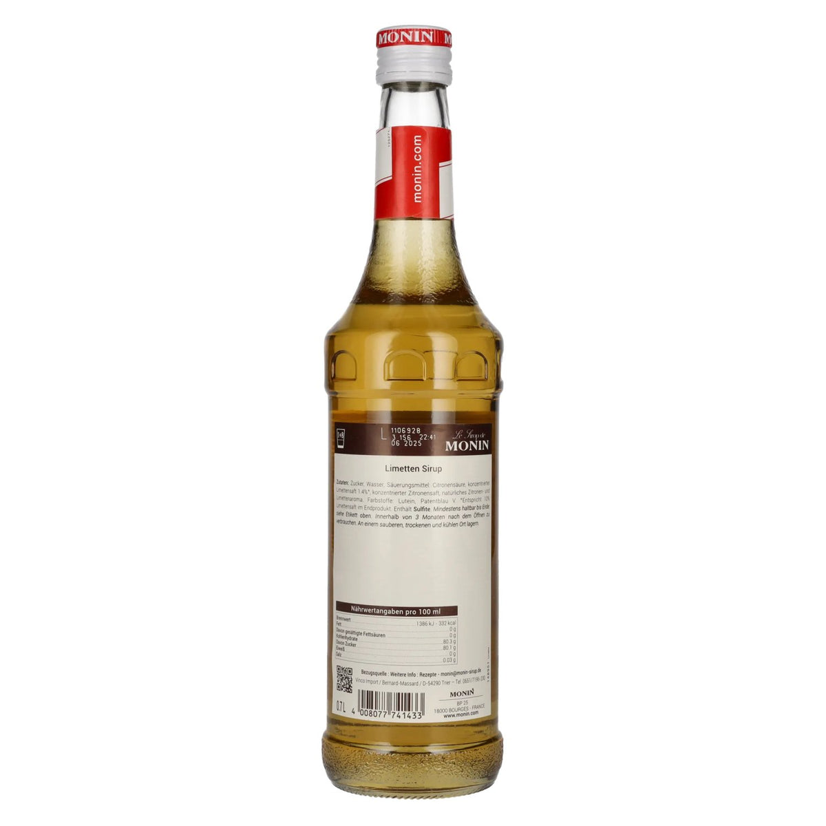 Le Sirop de Monin LIMETTE 0,7l