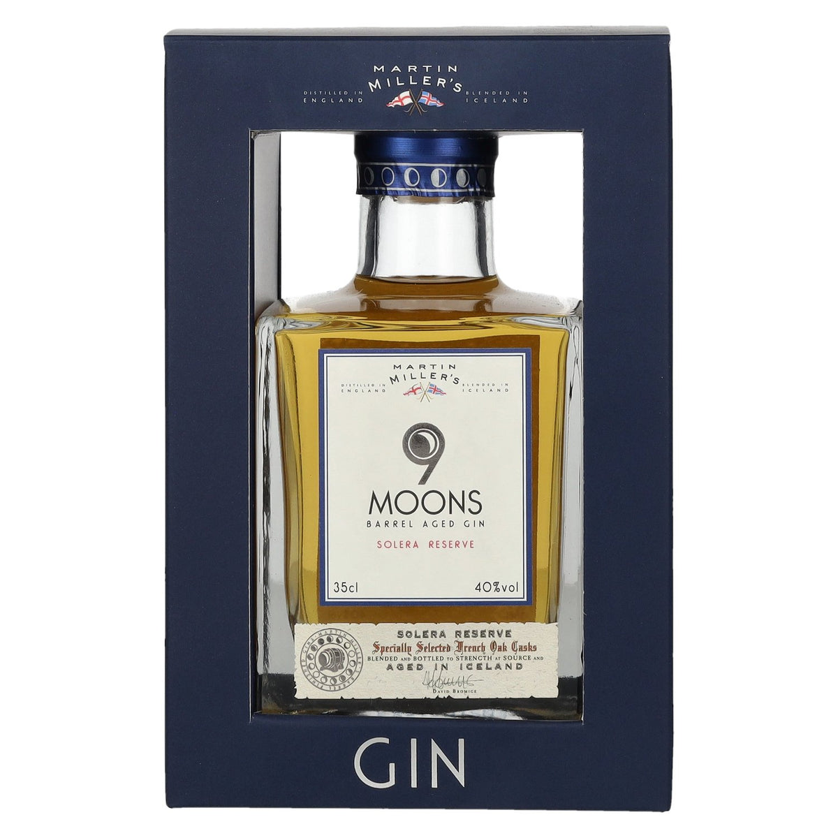 Martin Miller's 9 Moons Solera Reserve Barrel Aged Gin 40% Vol. 0,35l in gift box