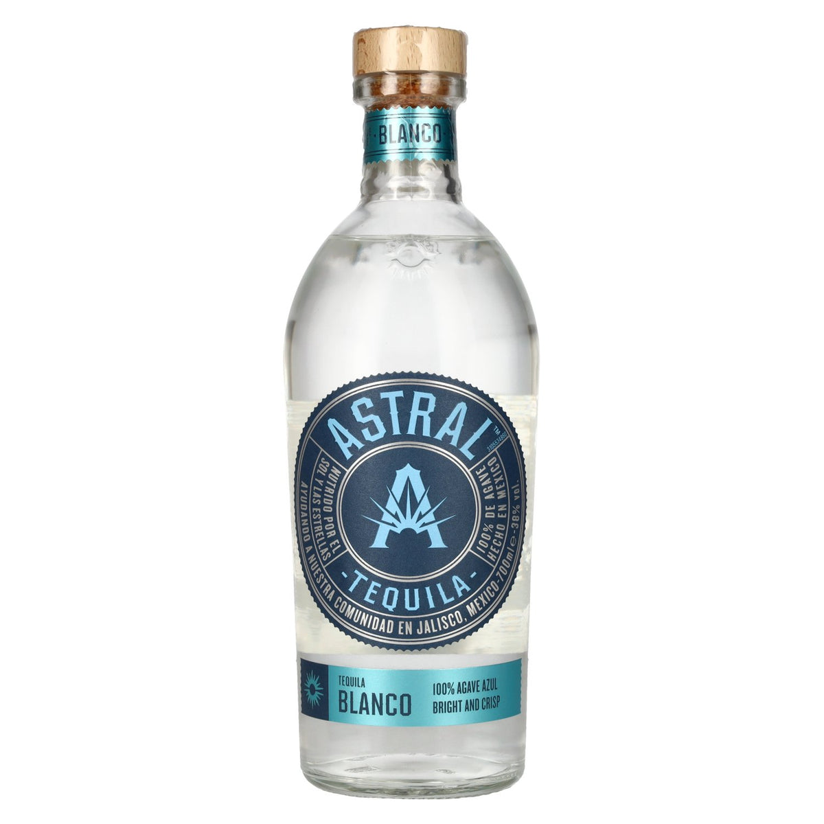 Astral Blanco Tequila 100% Agave Azul 38% ABV 0.7l