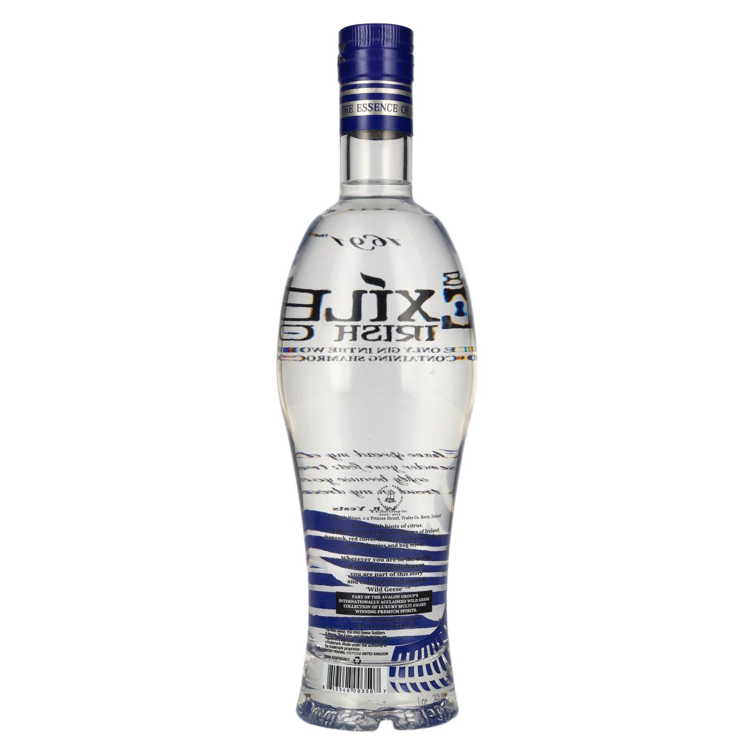 The Exíles Irish Gin 41.3% ABV 0.7l