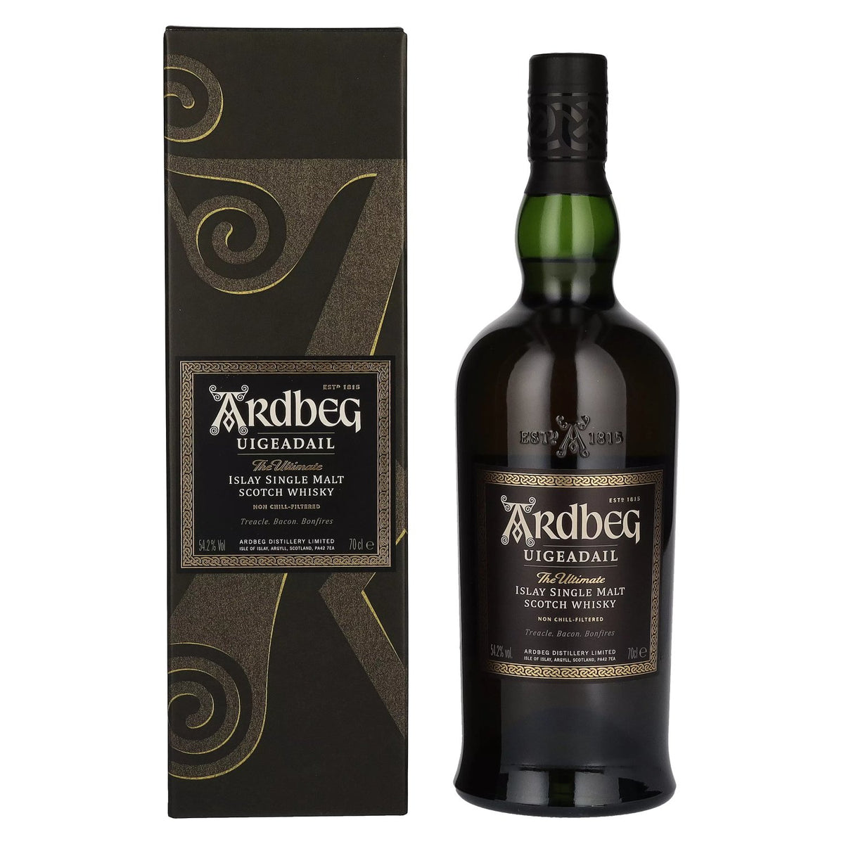 Ardbeg UIGEADAIL Islay Single Malt 54,2 % vol., 0,7 l, dans un coffret cadeau