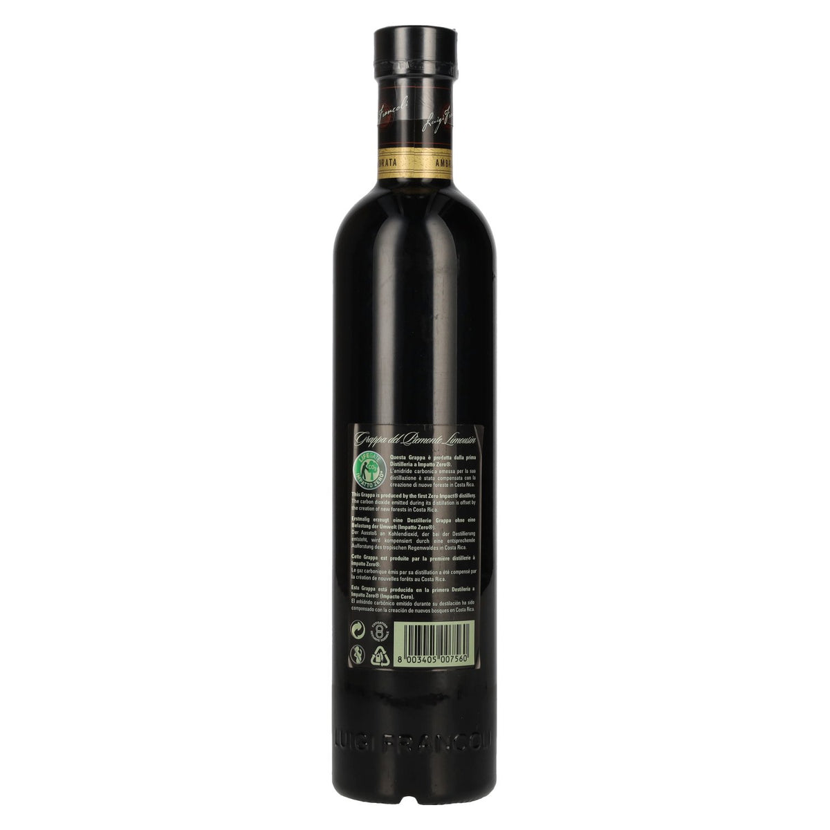 Luigi Francoli Grappa Rovere Di Slavonia &amp; LIMOUSIN 42,5% Vol. 0,7l