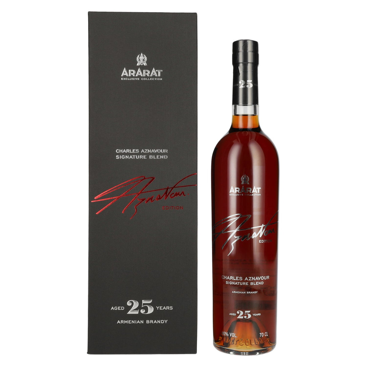 Ararat 25 Years Charles Aznavour Signature Blend 40% Vol. 0,7l in gift box