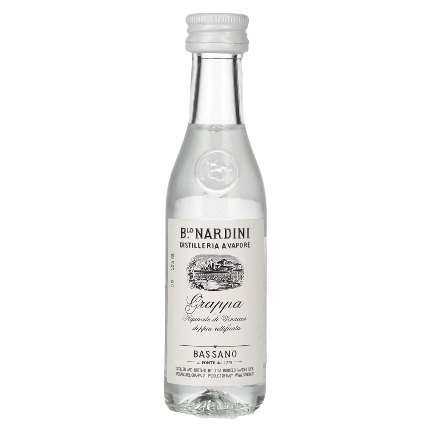 Nardini Grappa Bianca 50% vol. 0,03l