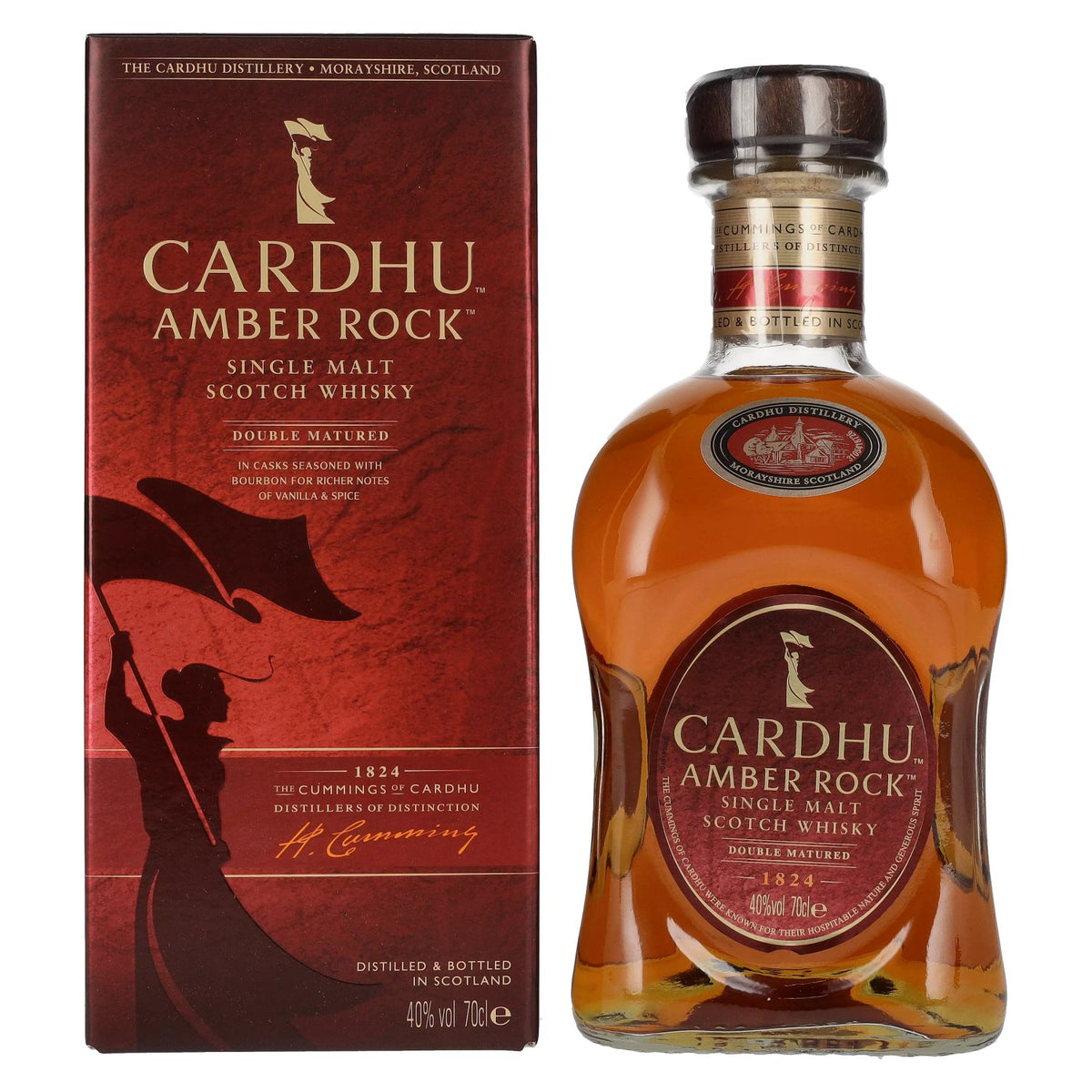 Cardhu AMBER ROCK Double Matured Single Malt 40% Vol. 0,7l in gift box