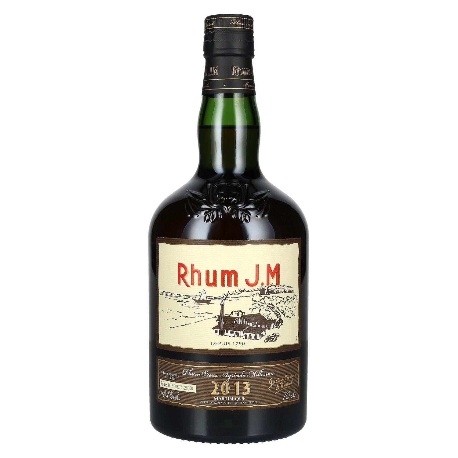 Rhum J.M Vieux Agricole Millésimé 2013 43,8% Vol. 0,7l