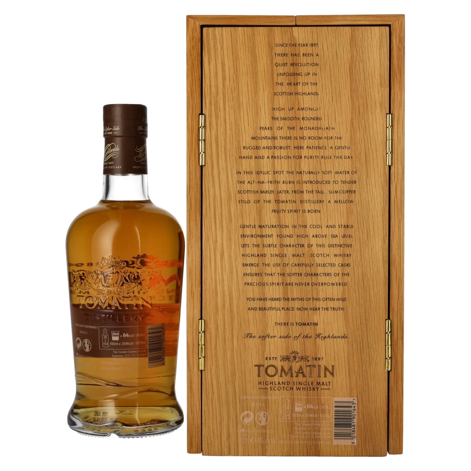 Tomatin 30 Years Old Highland Single Malt Scotch Whisky 46% Vol. 0,7l in Holzkiste