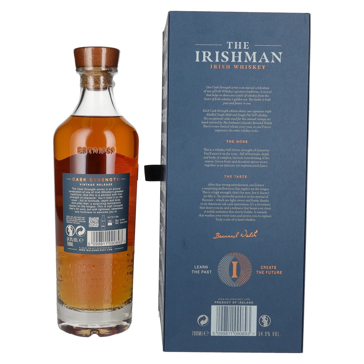 The Irishman Irish Whiskey Cask Strength Limited Edition Release 2022 54,9% vol. 0,7l en coffret cadeau