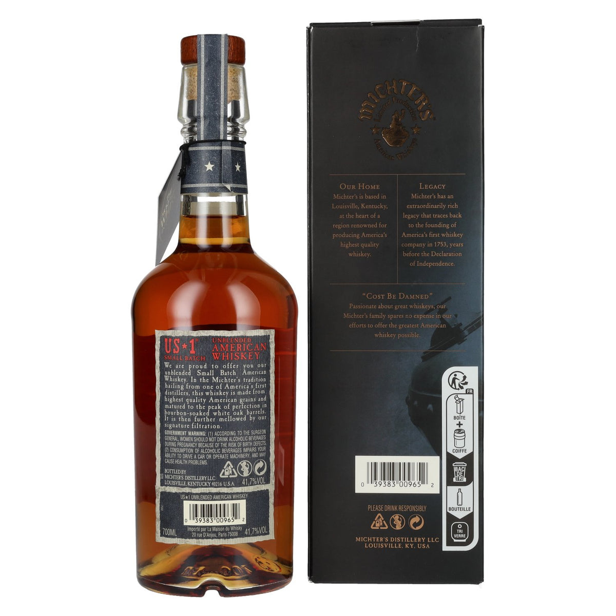 Michter's US*1 Small Batch Unblended American Whiskey 41,7% Vol. 0,7l in gift box
